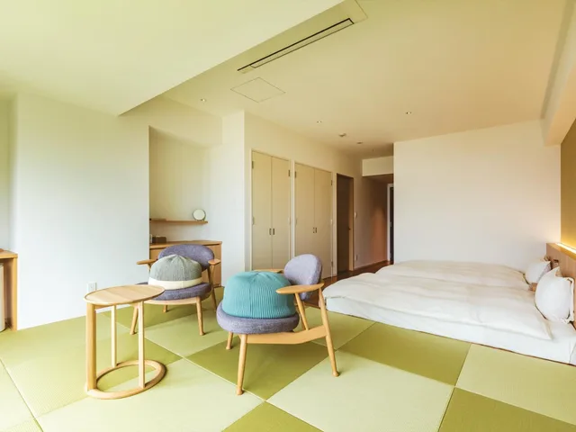 غرفة يابانية غربية ديلوكس، Etajimasou Hotel & SPA Hiroshima 3/5