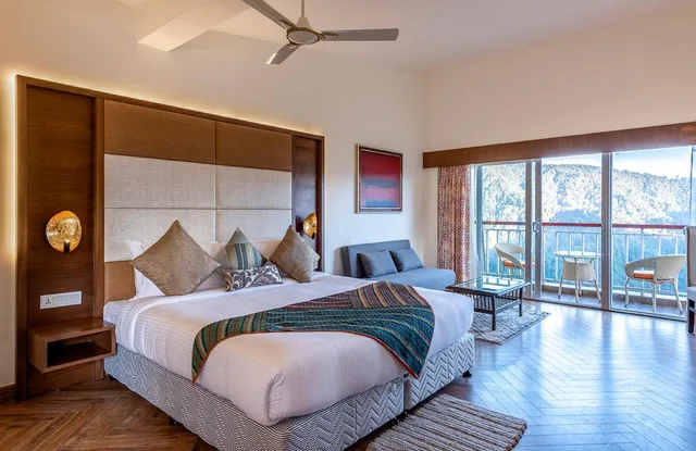 Room, Forest View, Balcony, JuSTa Luxe Mukteshwar Retreat and Spa Mukteshwar 1/2