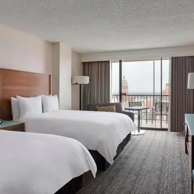Room, 2 Double Beds, Water View، San Antonio Marriott Riverwalk Hotel 1/2