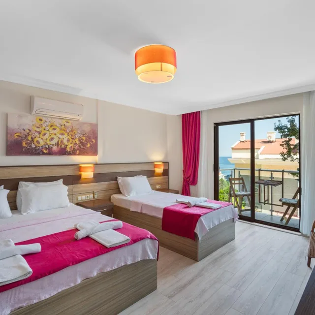 غرفة قياسية ثلاثية بإطلالة على البحر، Eden Pyara Hotel Turunc 4/10