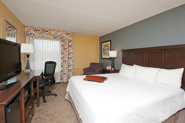 غرفة بسرير كينج لذوي الإعاقة، Hampton Inn Janesville 2/3