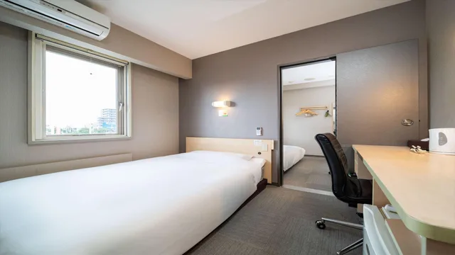 غرفة متصلة بسرير مزدوج للمدخنين، Super Hotel Fuji Inter Kaguya no Yu 1/1