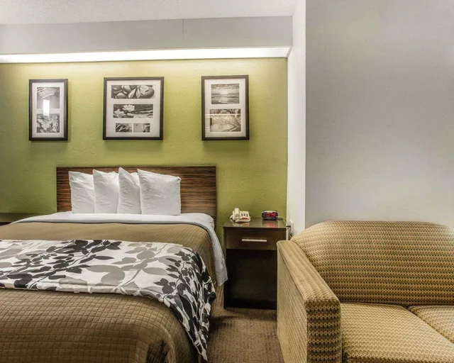 غرفة بسرير كوين مع أريكة، Sleep Inn at Greenville Convention Center 8/10