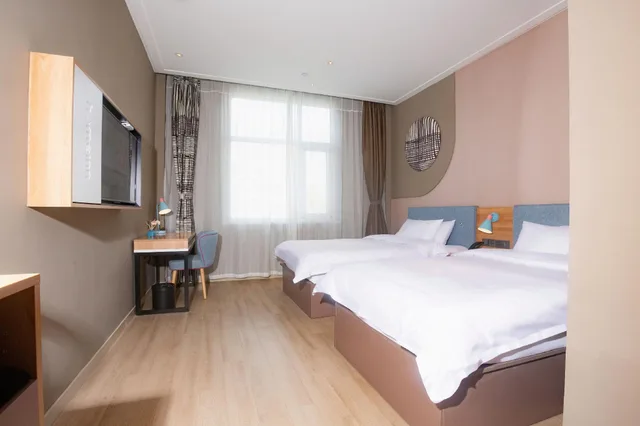 Quanxin Superior Twin Bed Room, HomeInn Neo (Municipal Center Wuyishan Road Xuecheng District) 1/2