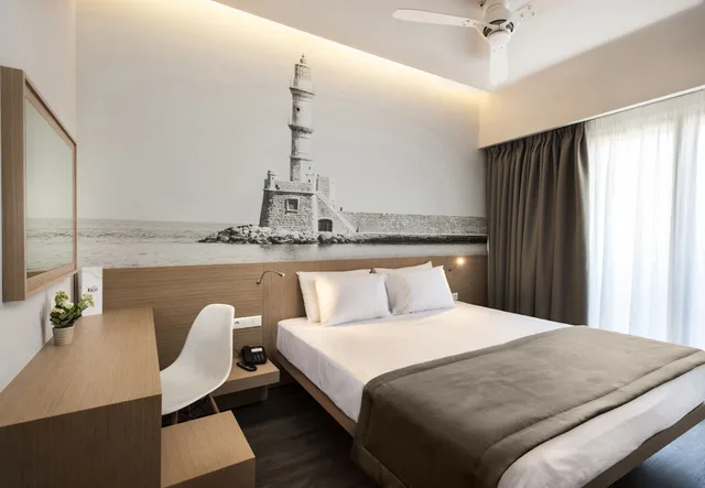 جناح بسرير كينج بإطلالة على البحر، Kriti Hotel 2/3