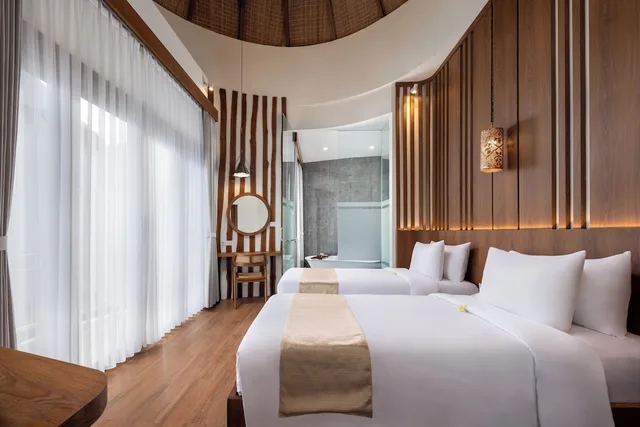 فيلا بسرير مزدوج وسريرين منفصلين بإطلالة على المسبح بغرفتي نوم، The Prime Canggu Bali 1/5
