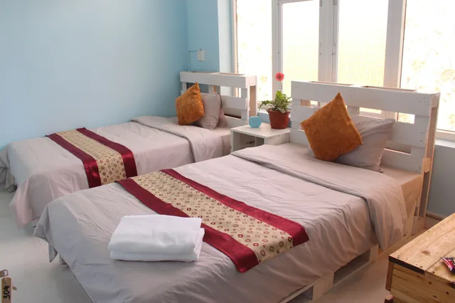 غرفة سوبيريور بسريرين منفصلين، Ha Giang Amazing Hostel 2/6