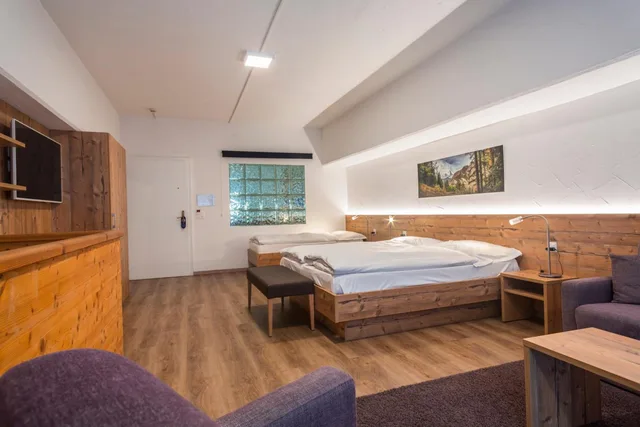 غرفة ثلاثية كبيرة، Zermatt Budget Rooms 5/8