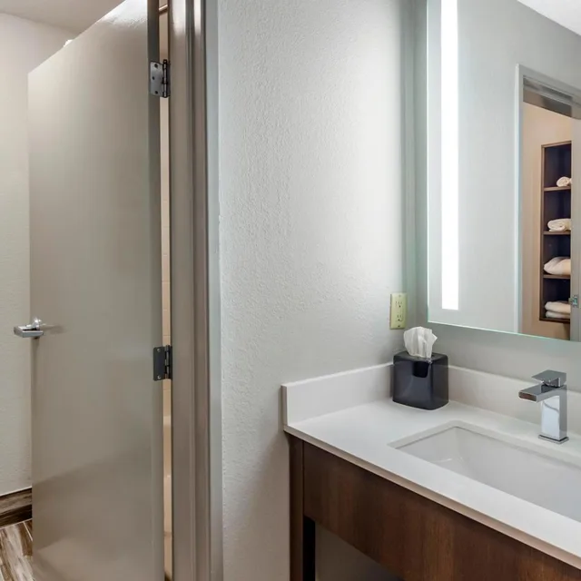 غرفة بسرير كينج يُسمح فيها بالحيوانات الأليفة، Comfort Inn & Suites Troutville-Roanoke North 6/9