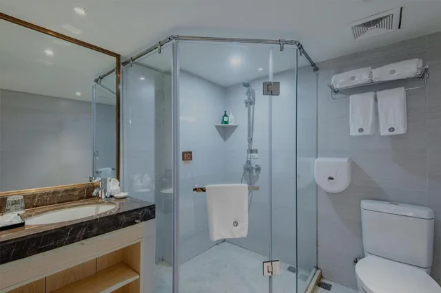 جناح دوبلكس تنفيذي بسريرين مزدوجين وسرير كينج بغرفتين، Shenzhen Mint International Apartment 2/2
