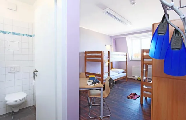 غرفة رباعية بأربعة أسرّة، Industriepalast Hostel 10/10