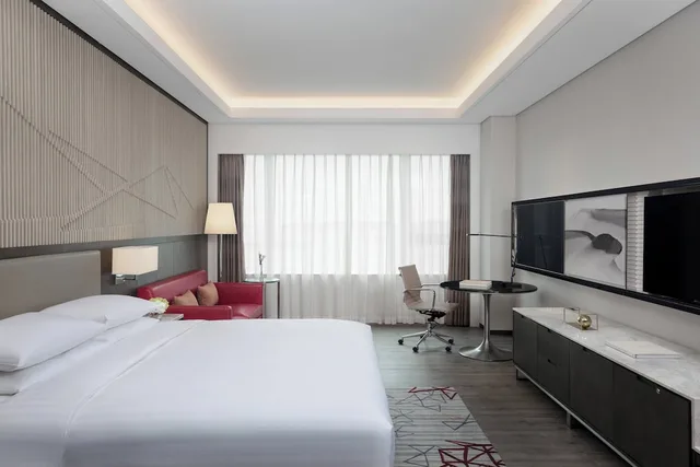 غرفة بسرير كينج بإطلالة على المرفأ للمدخنين، Courtyard Xiamen Haicang 1/4
