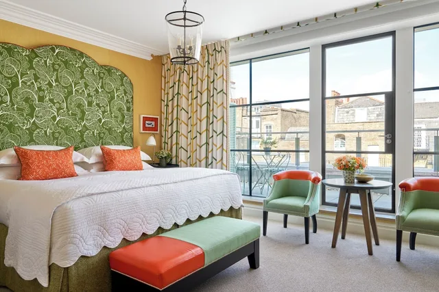غرفة فاخرة بسرير كينج بشرفة، Ham Yard Hotel 1/5
