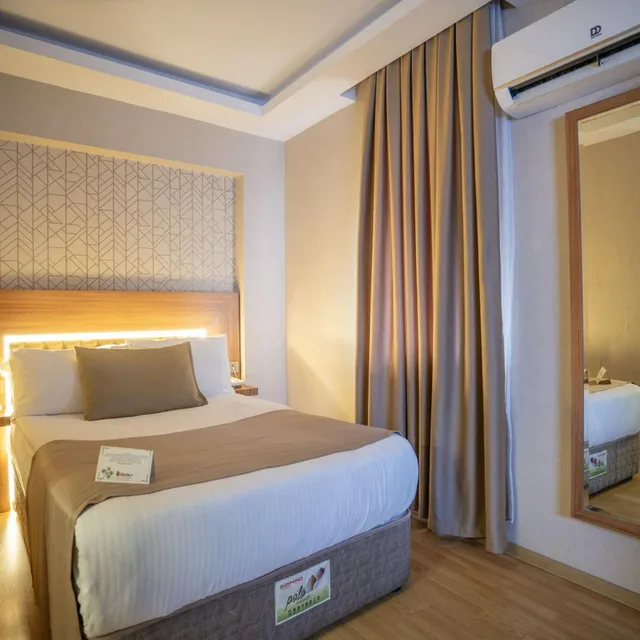غرفة بسرير مزدوج أو سريرين منفصلين، UGURLU HOTEL 10/10