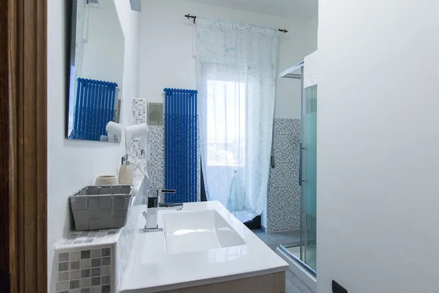 غرفة قياسية بسريرين منفصلين بشرفة، Villa Boninsegna 6/7