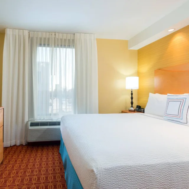 جناح تنفيذي بسرير كينج بغرفة نوم واحدة مع أريكة لذوي الإعاقة، Fairfield Inn Suites Louisville Downtown 1/6