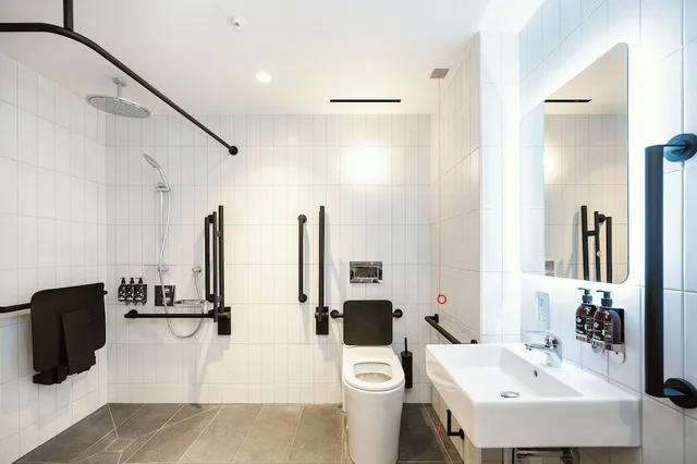 استوديو بسرير كينج لذوي الإعاقة، Wilde Aparthotels, London Liverpool Street 6/6