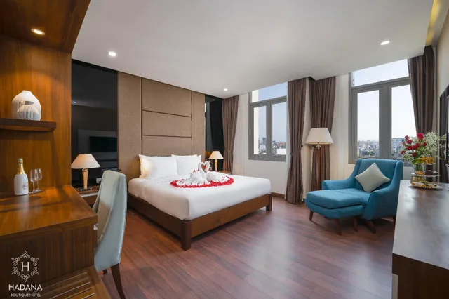 غرفة ديلوكس بحوض استحمام، Hadana Boutique Hotel Da Nang 1/2