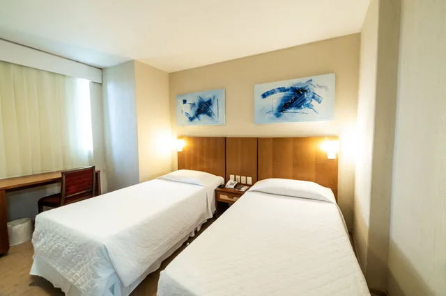 غرفة قياسية بسريرين منفصلين، Hotel Praia Centro 10/17