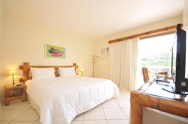 غرفة قياسية بسرير مزدوج بإطلالة على الحديقة، Rio Búzios Beach Hotel 3/7