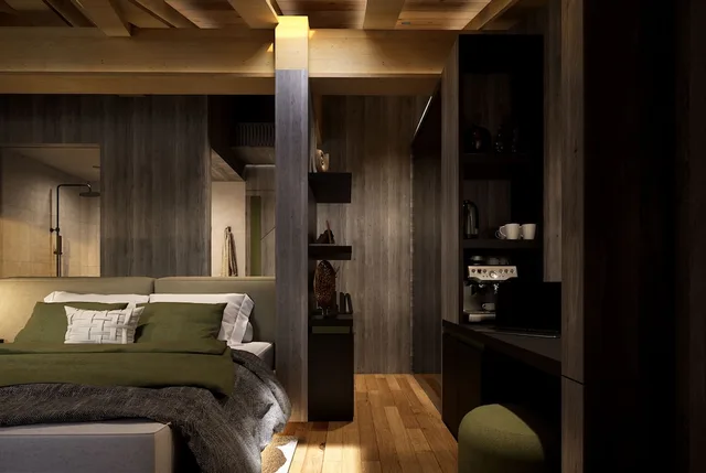 Nature Living, 1 King and 1 Single Beds, Hotel Palace Ravelli 7/7