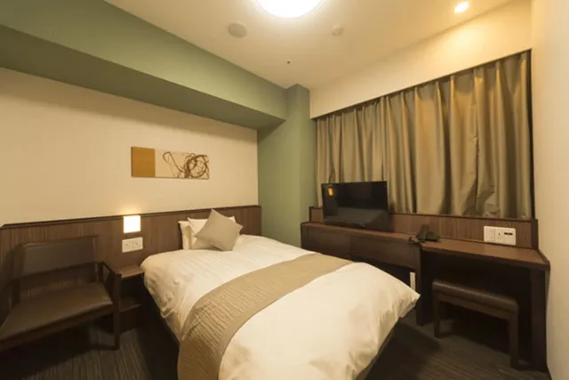 Room, Double Bed, Myojin no Yu Dormy Inn Premium Kanda 6/10