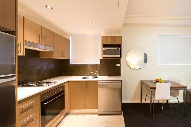 شقة استوديو تنفيذية بسريرين منفصلين بشرفة، Apx World Square Apartments 6/7