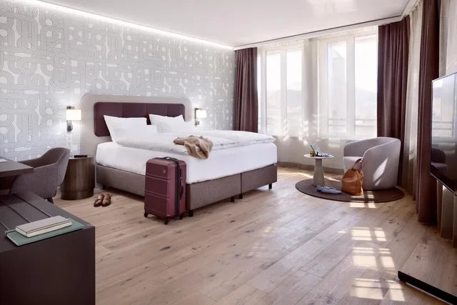 جناح جونيور بسرير كينج وسرير فردي، Hotel Walhalla 2/2