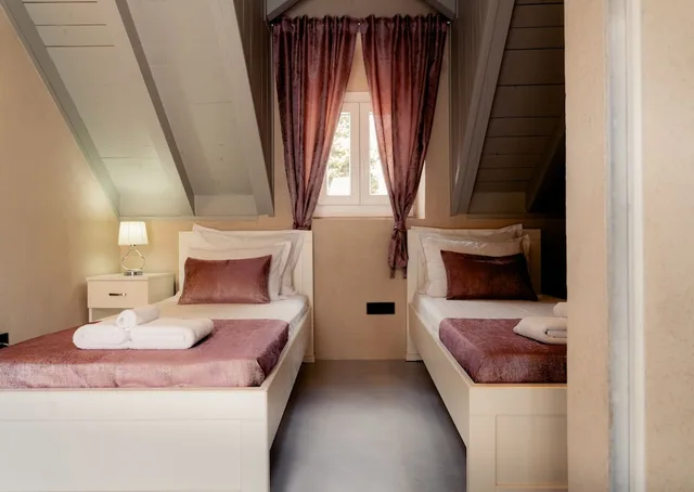 غرفة بسريرين منفصلين، Villa Matejuska 1/10