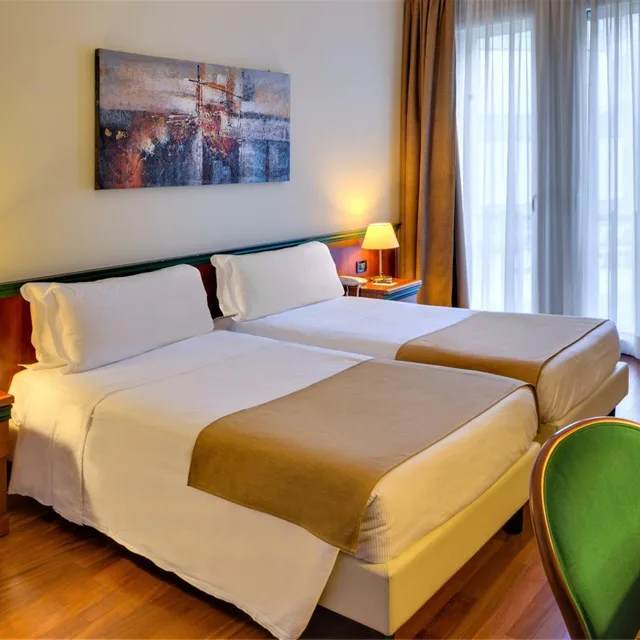 غرفة بسريرين منفصلين، Hotel Raffaello 3/6