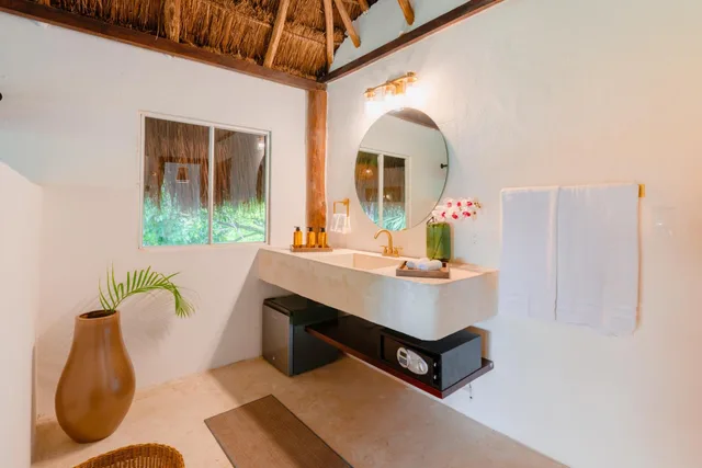 غرفة ديلوكس بسرير كوين، Azulea Hotel and Spa Bacalar 6/6