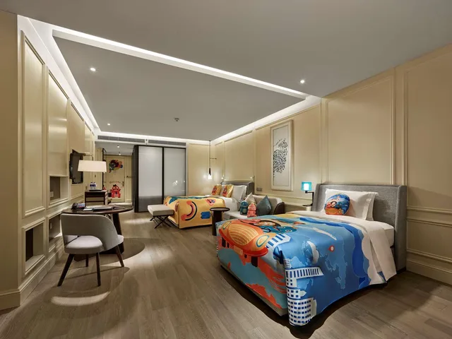 غرفة عائلية، Hilton Dalian Golden Pebble Beach Resort 1/2
