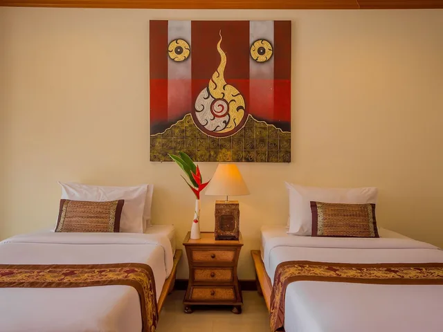 غرفة سوبيريور بسريرين منفصلين، Chiangkhan River Mountain Resort 3/3