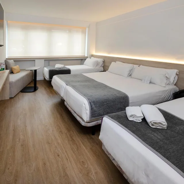 غرفة رباعية بسرير فردي، Hotel Sercotel Delfos Andorra 5/10