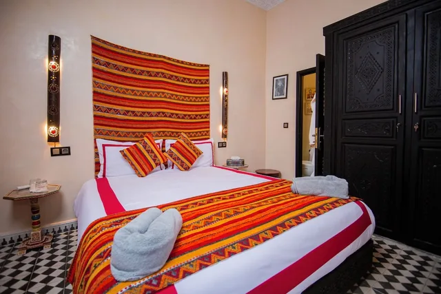 غرفة ديلوكس بسريرين منفصلين، Riad Ta'achchaqa 5/10