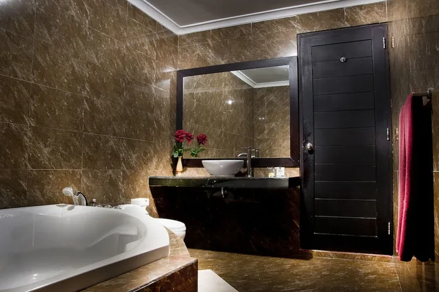 جناح عائلي بسريرين كوين بإطلالة على المسبح، SINDHU MERTHA SUITE 8/9