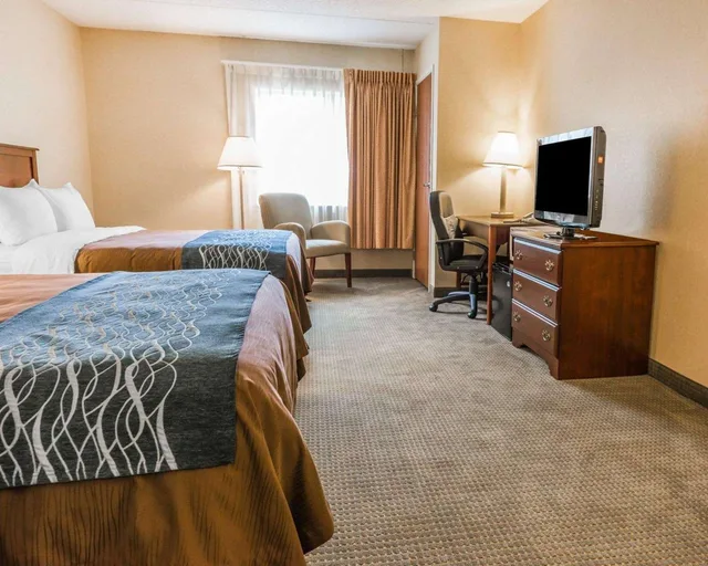 غرفة بسريرين كوين لذوي الإعاقة، Rodeway Inn Mercer I-80 3/3