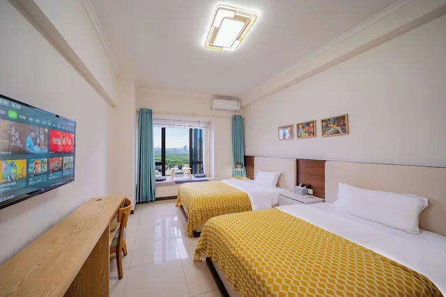 غرفة قياسية بسريرين كوين، Angda Pazhou Apartment 2/5