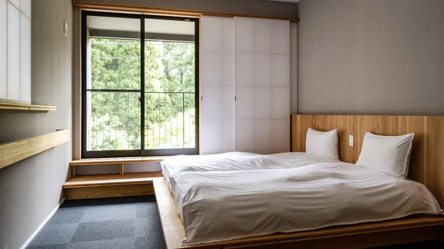 غرفة قياسية بسريرين منفصلين، Beppu Hotel Negura 4/10