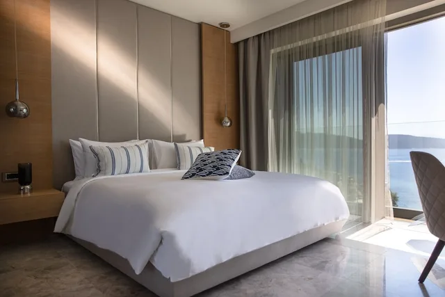 جناح بسريرين كوين بإطلالة على البحر، METT Hotel & Beach Resort Bodrum 1/2