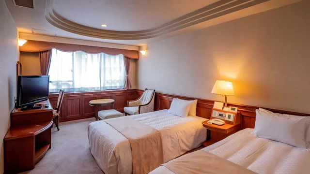 غرفة قياسية بسريرين منفصلين في المبنى الرئيسي، HOTEL FUKIAGE - SOU 1/1