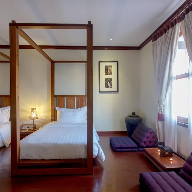غرفة بسريرين منفصلين، Royal Angkor Resort & Spa 2/8