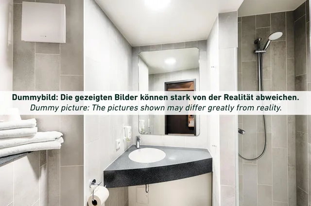 غرفة قياسية بسرير مزدوج، B&B HOTEL Bochum Hbf-Sud 3/3