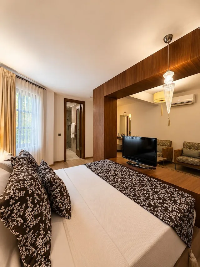 غرفة سوبيريور بسريرين منفصلين بإطلالة على الحديقة، Torbahan Boutique Hotel 4/7