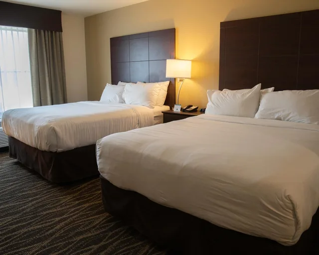 استوديو بسرير كوين، Cobblestone Hotel & Suites - Two Rivers 4/7
