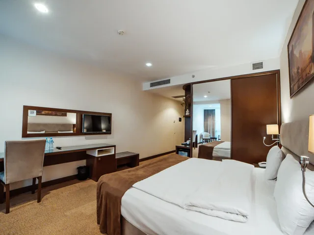 غرفة قياسية بسرير كوين، Diamond Hotel Baku 7/9