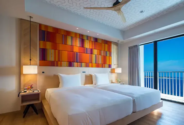 1 Bedroom, Semi Room, Suite, 2 Semi Double Beds, Ocean View، The Beach Resort Sesoko by Hilton Club 5/12
