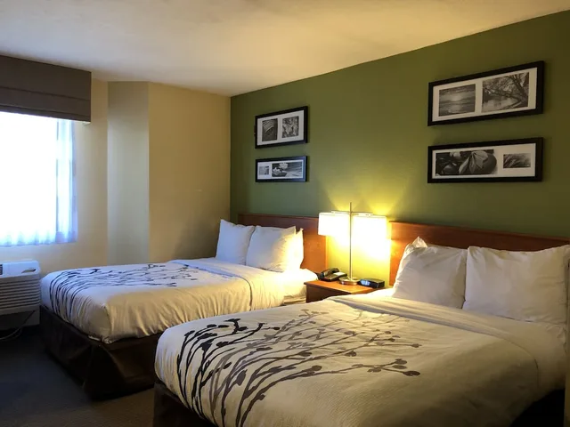 غرفة بسريرين مزدوجين، Sleep Inn West Valley City - Salt Lake City South 1/3