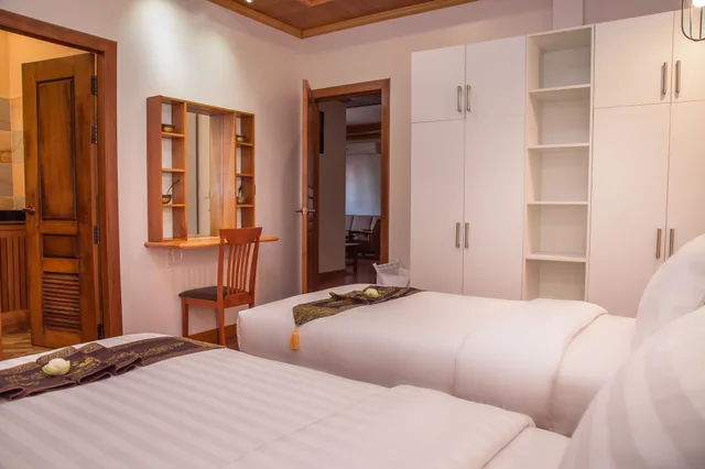 جناح عائلي بسرير كينج وسريرين منفصلين بغرفتي نوم، Bb Angkor Residence 3/10