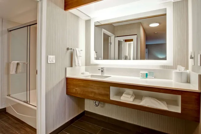 جناح بسرير كينج بغرفة نوم واحدة بمطبخ، Hampton Inn & Suites by Hilton Calgary-Airport 2/3